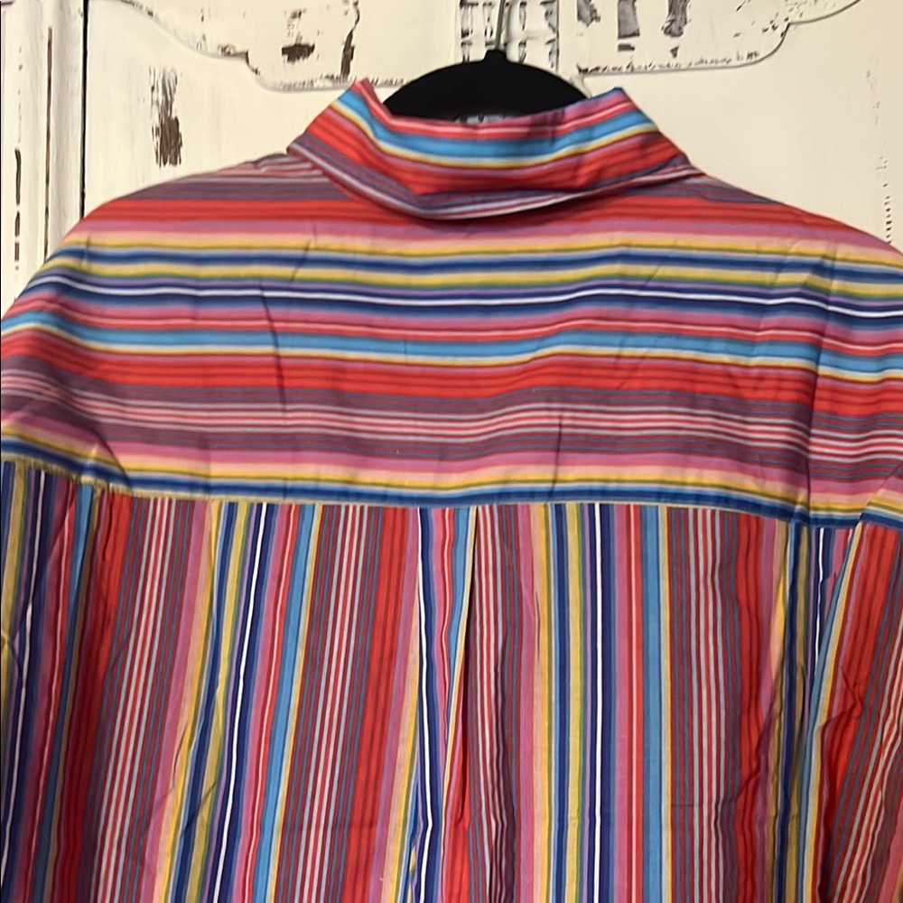Multicolor Striped Men's Shirt - Picture 7 of 8